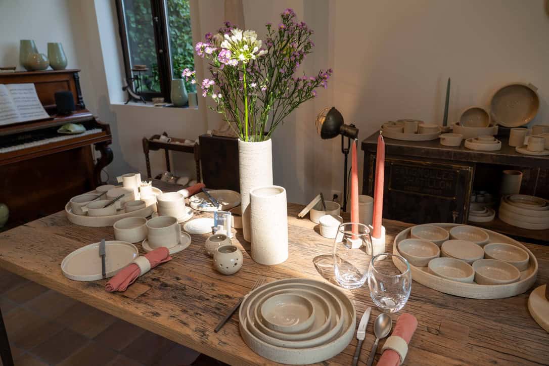 gedekte tafel Zandstorm Collectie